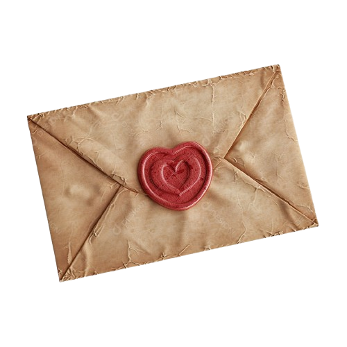 Carta ilustrada para abrir el mensaje final